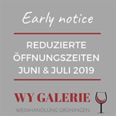 Reduzierte Öffnungzeiten Juni/Juli