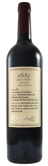1884 Malbec Estate Grown 1884 Malbec Estate Grown